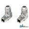 A & I Products Male JIC 90 Degree X Male NPT Adapter, 2 pack 3.75 x4 x2 A-43F16 - alternate 1